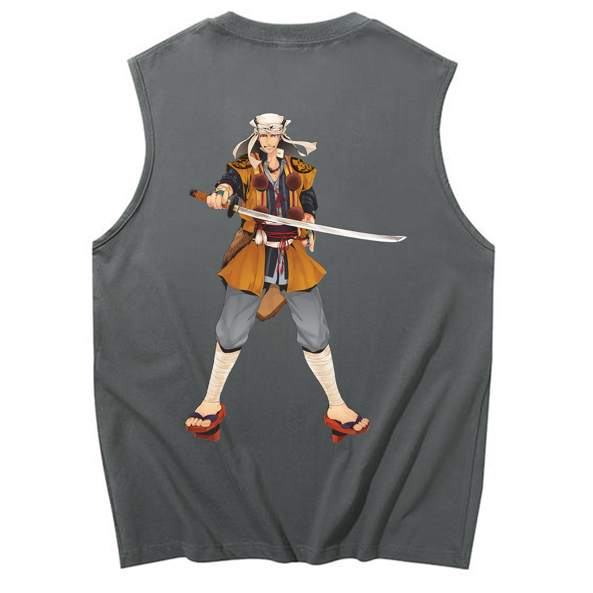 （画像用） 刀剣乱舞 Touken Ranbu コットン100％タンクトップ（背面プリント）